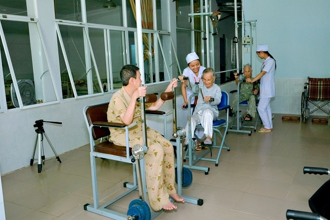 Điều kiện cơ sở vật chất bệnh viện dưỡng lão